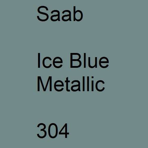 Saab, Ice Blue Metallic, 304.